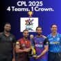 CPL 2025: Four Contenders Chase Caribbean Glory Analysis