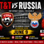 T&T vs Russia CONFIRMED  | June 9 International Friendly
